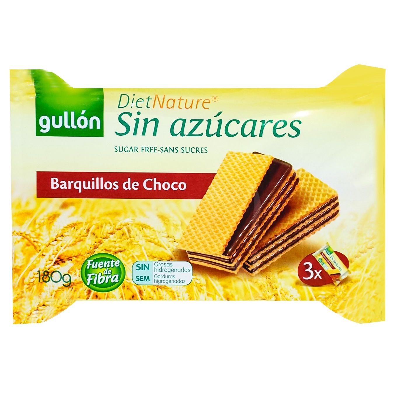 BARQUILLO CHOCO DIET-NAT.S/A GULLON 180G