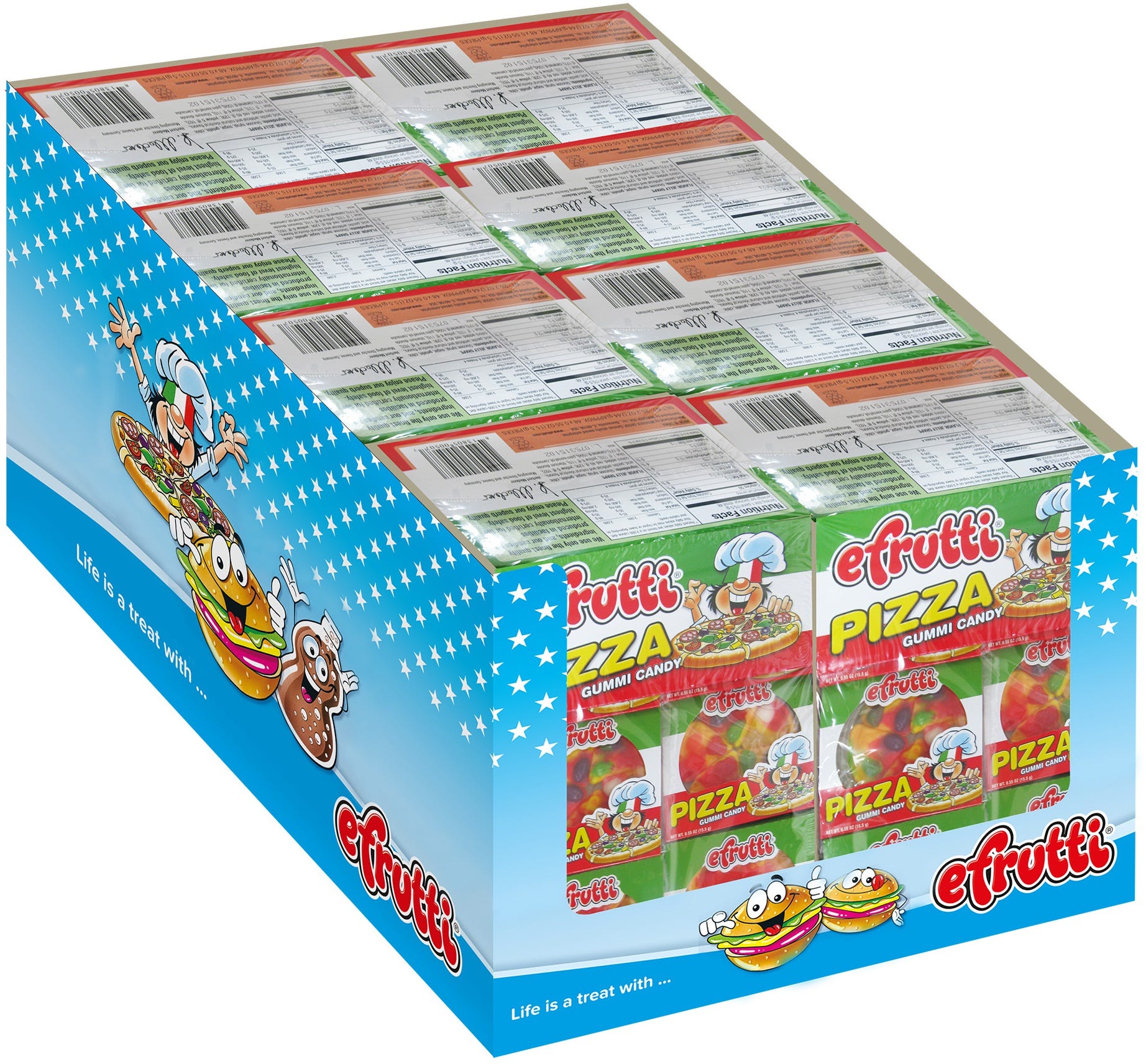 Efrutti Pizza Gummi Candy