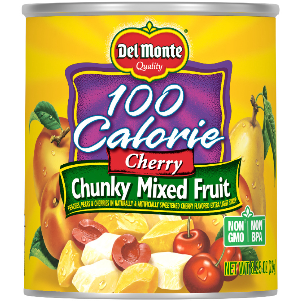 Photo of Del Monte 100 Calorie Chunky Mixed Fruit Cherry