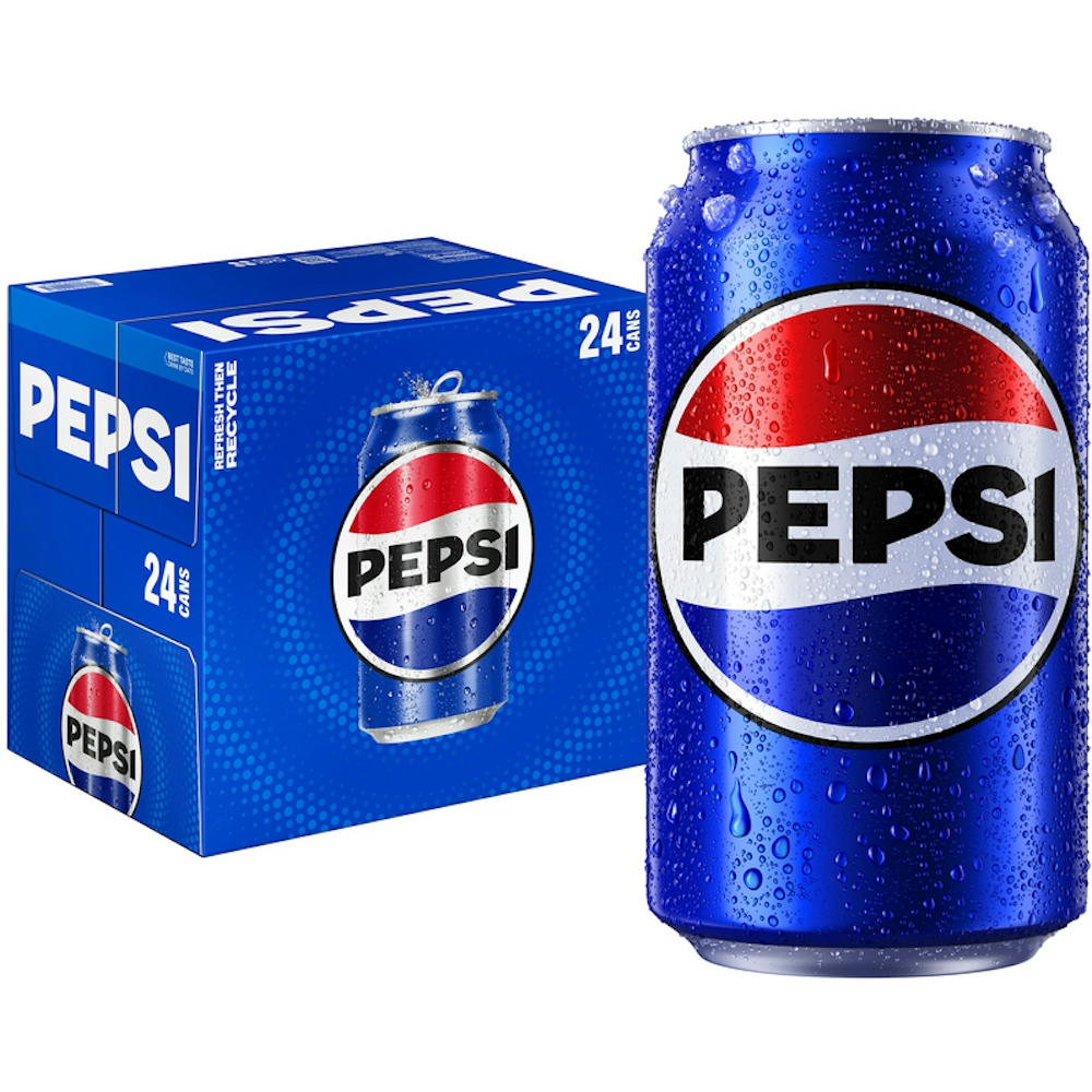 Photo of Pepsi Soda Cola 12 Fl Oz 24 Count Can Box