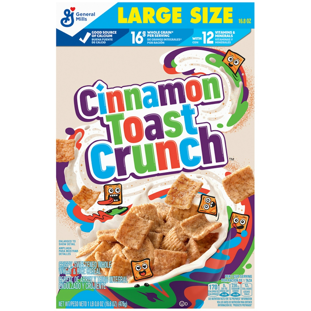 Photo of Cinnamon Toast Crunch General Mills Cereal Large Size, 16.8 Ounce