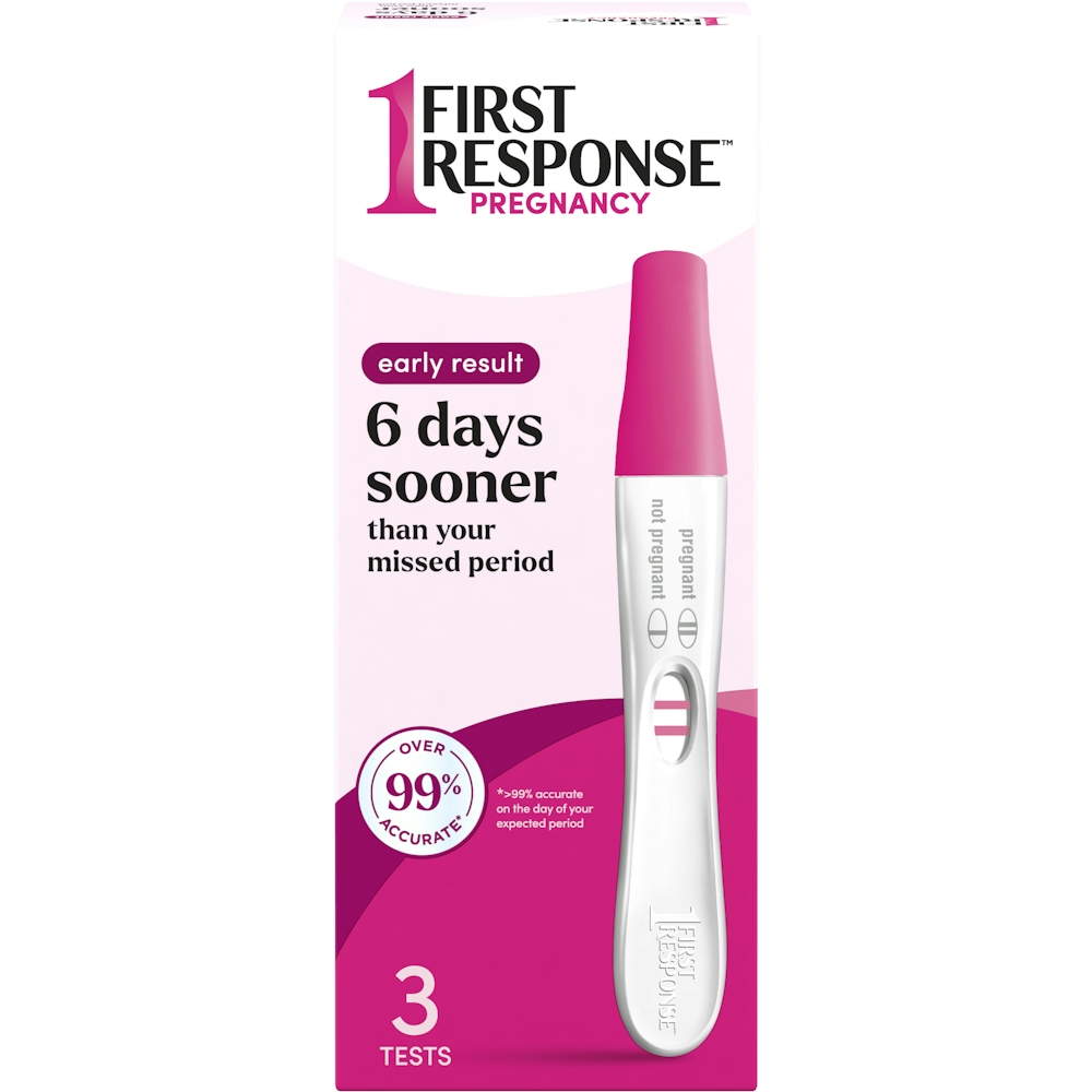 First Response 90127 Early Result Pregnancy Test, 3 Tests — UPC ...