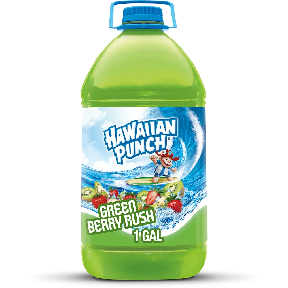 Photo of Hawaiian Punch Green Berry Rush Juice Drink 1 Gal Bottle