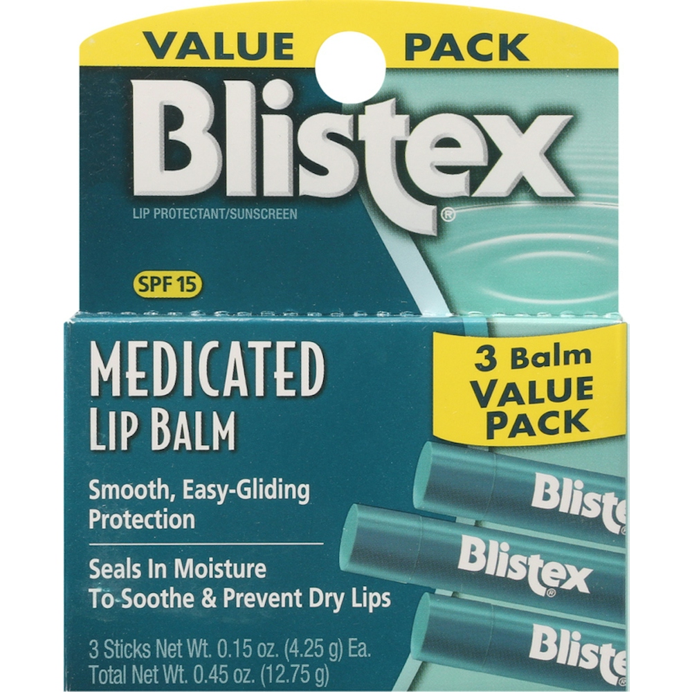 Photo of Blistex Lip Balm, Medicated, SPF 15, Value Pack