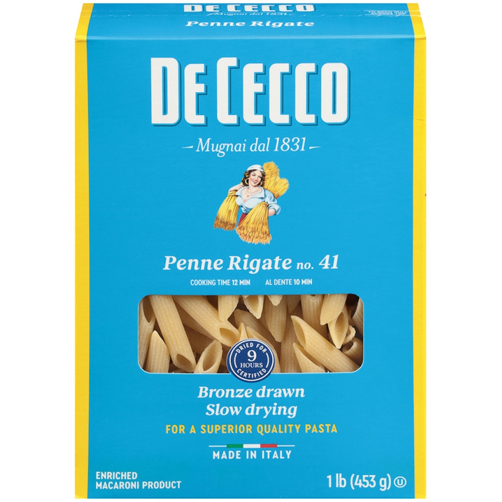 De Cecco Penne Rigate Pasta From Italy By No. 41 - 1 Lb