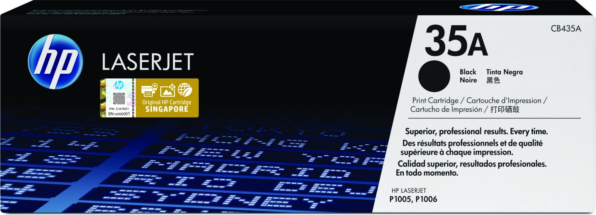 Photo of HP Inc. 35A (CB435A) Black Original LaserJet Toner Cartridge