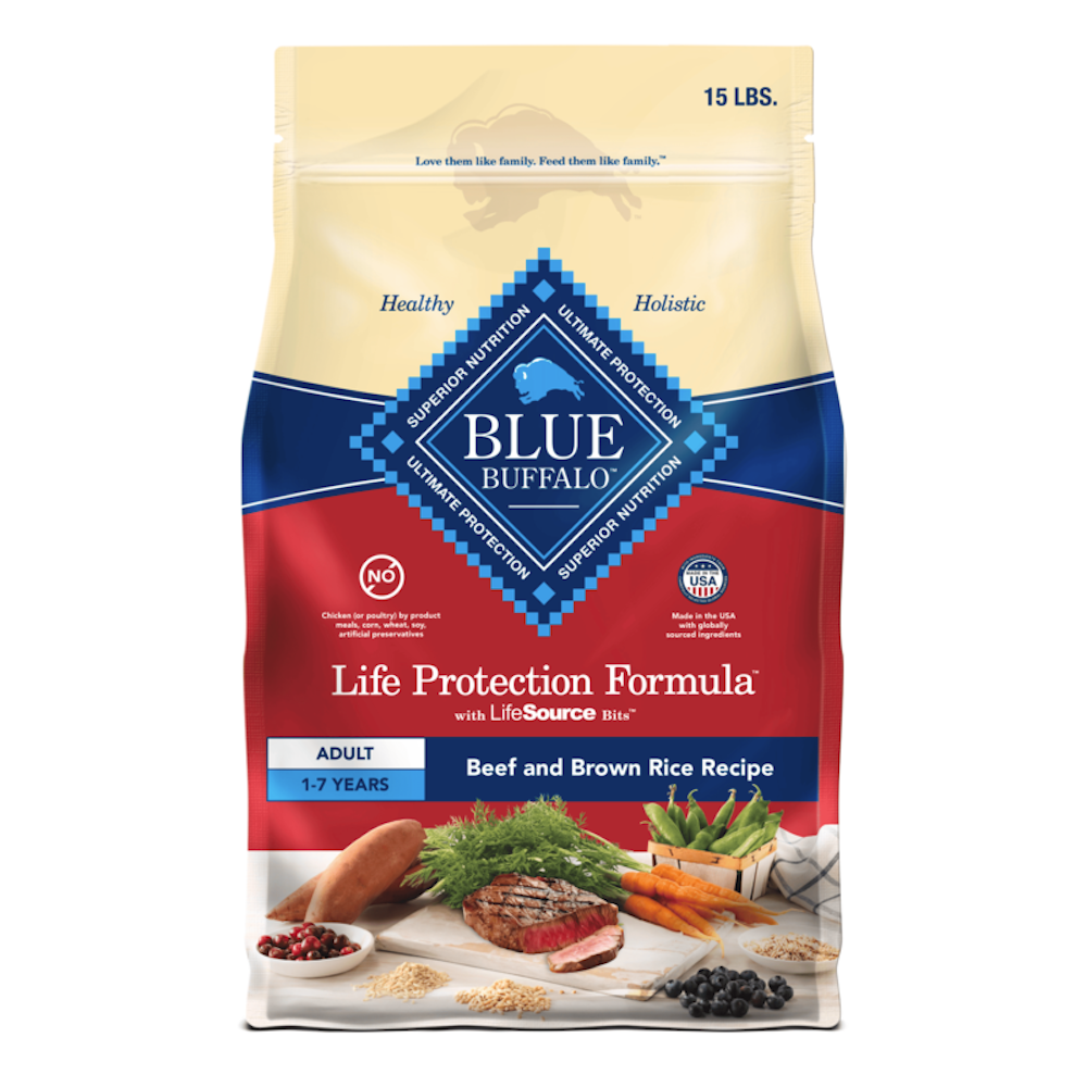 Blue Buffalo Life Protection Beef & Brown Rice Recipe Adult Dry Dog Food