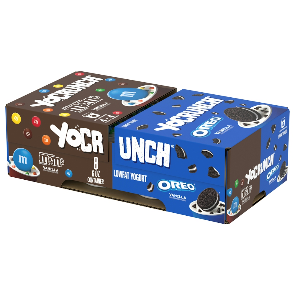Photo of YoCrunch Low Fat Vanilla With Oreo And M&ms Variety Pack Yogurt