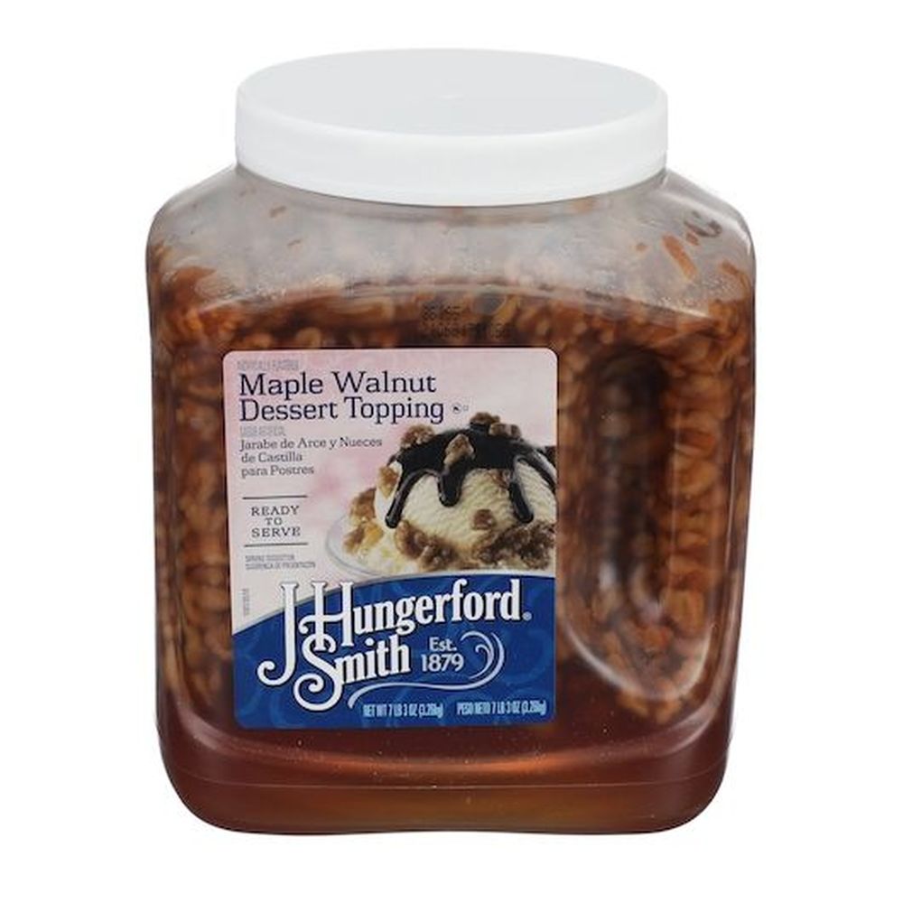 Walnut Sundae Topping, Wide-Mouth Jugs, 115 Oz