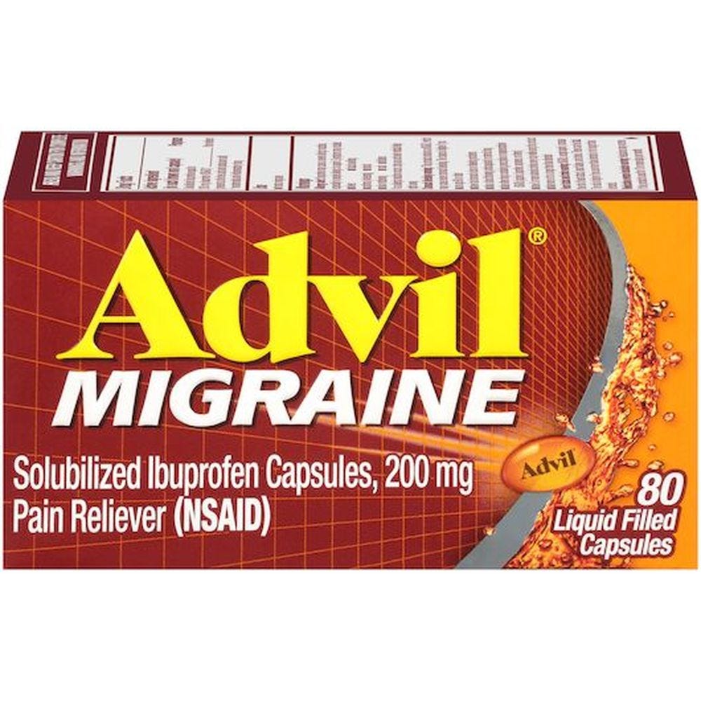 Advil - Liqui-Gels - Migraine Relief - 80 Ct