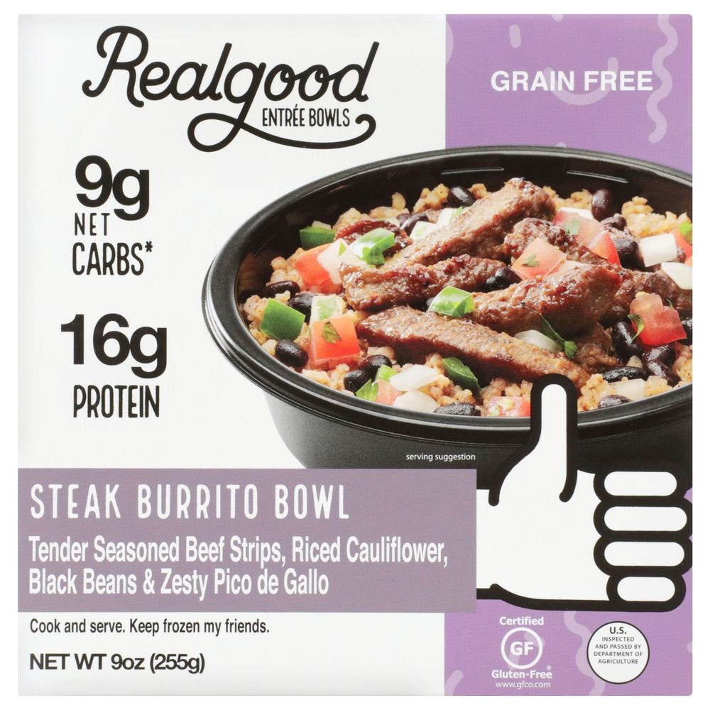 Steak Burrito Bowl Tender Seasoned Beef Strips