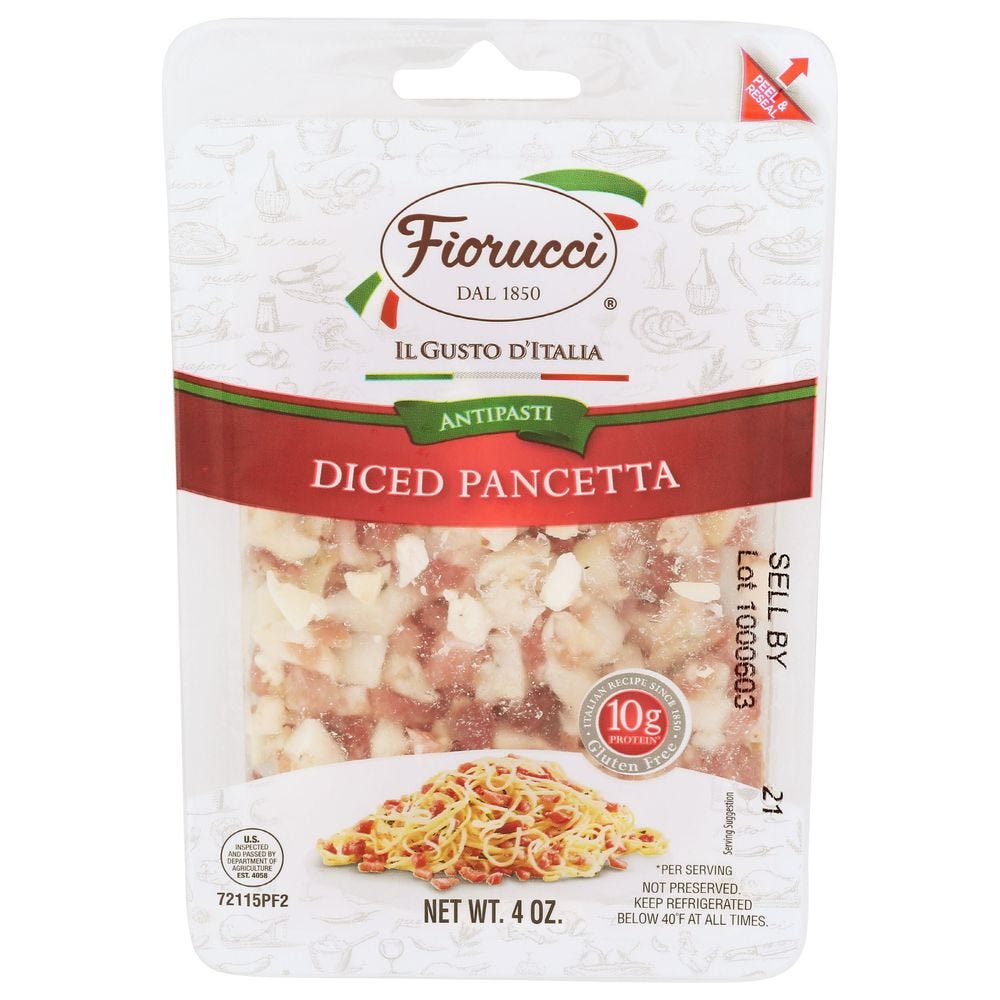 Diced Pancetta