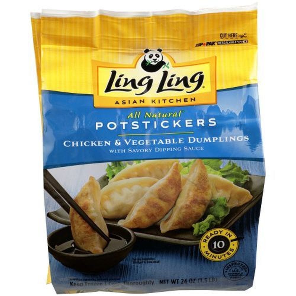 Photo of Ling Ling Potstickers - Chicken & Vegetable Dumplings 24.00 Oz