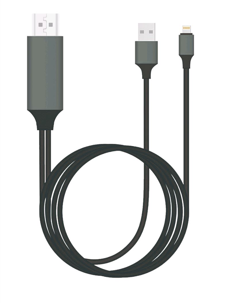 Photo of 8ware Generic Plug Play Lightning To HDMI 2m Cable For iPhone iPad