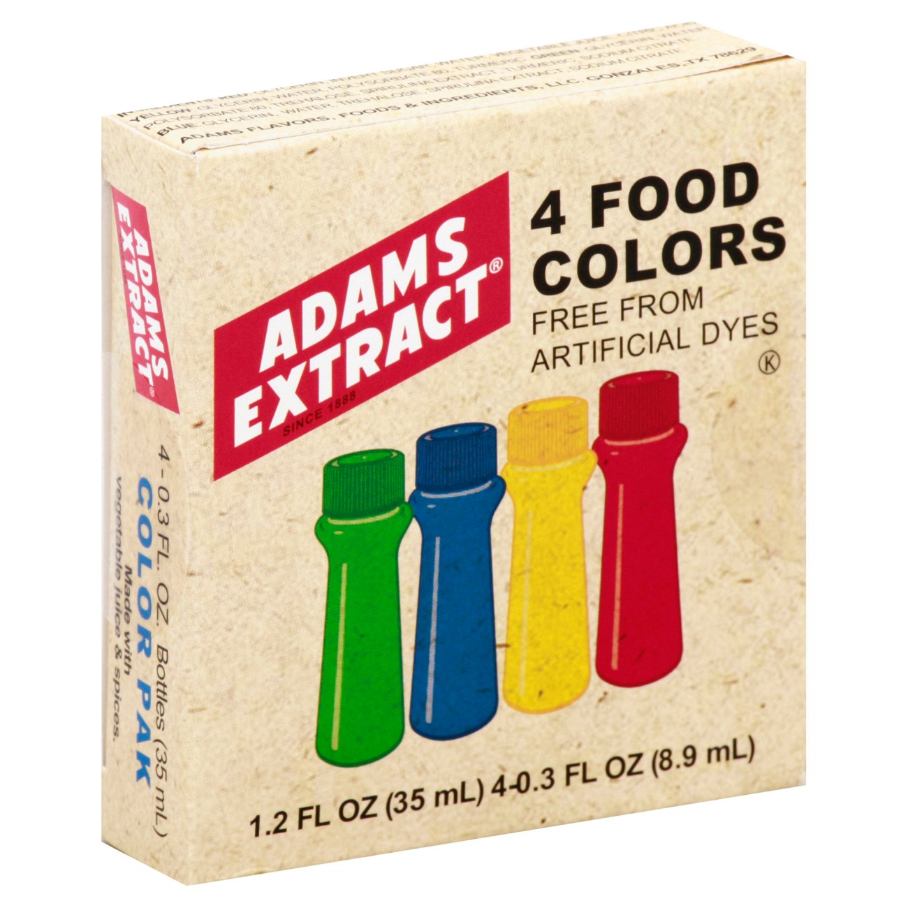4 Food Colors