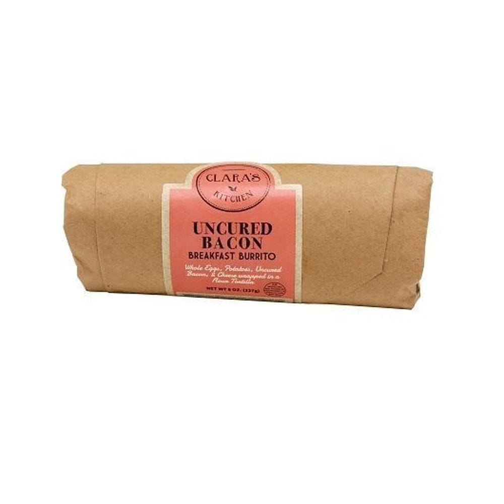 Photo of Clara's Kitchen Uncured Bacon Breakfast Burrito, 8 Oz