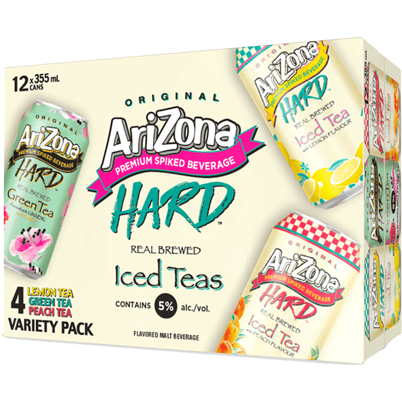 Photo of AriZona Premium Spiked Beverage Hard Iced Teas Party Pack