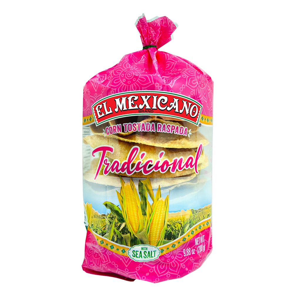 Tradicional Corn Tostada Raspada, Tradicional