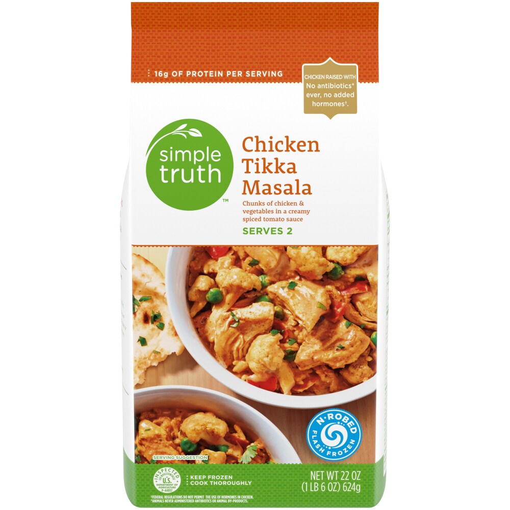 Chicken Tikka Masala Chunks of Chicken & Vegetables in a Creamy Spiced Tomato Sauce
