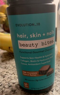 Milk Chocolate Peanut Butter Beauty Bites, Milk Chocolate Peanut Butter