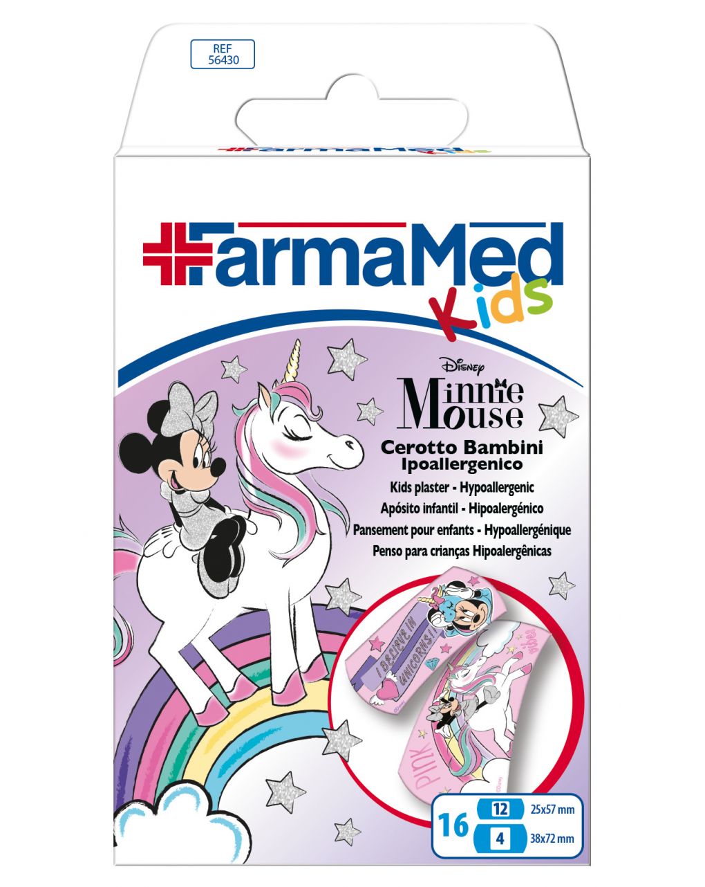 TIRITES MINNIE UNICORN FARMAMED KIDS 16U.