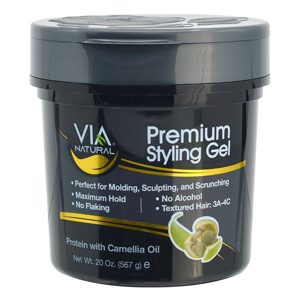 Photo of Via Natural Premium Styling Gel - Protein W/ Camellia 20oz