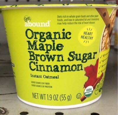 Organic Maple Brown Sugar Cinnamon