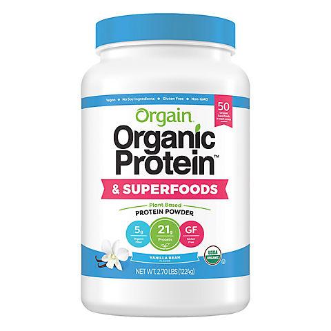 Organic Plant-Based Protein 21G + 50 Superfoods