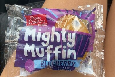 Muffins, Whole Grain, Blueberry, Reduced Fat, Individually Wrapped, Retail