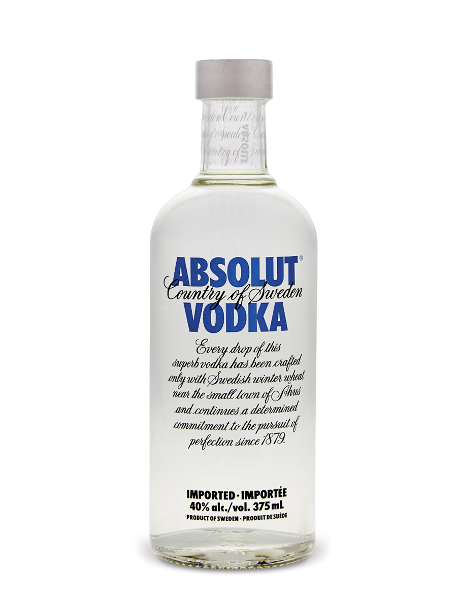 Photo of Absolut Original Vodka, 375 mL Bottle, 40% ABV