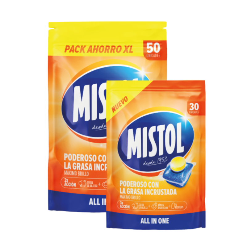 MISTOL LAVAVAJILLAS PLLAS. 30 UN