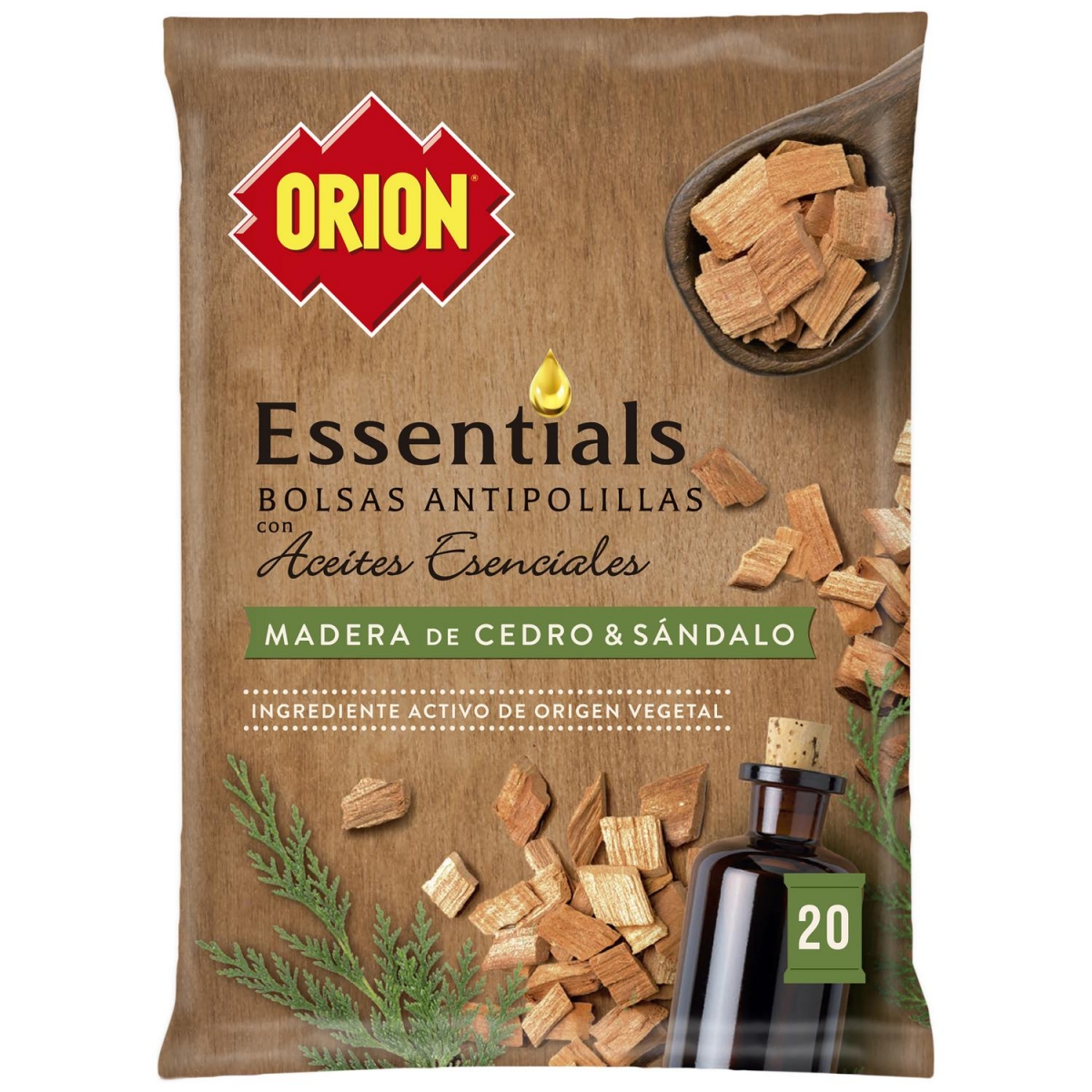 ORION ESSENTIALS MADERA BOLSA 20 UN