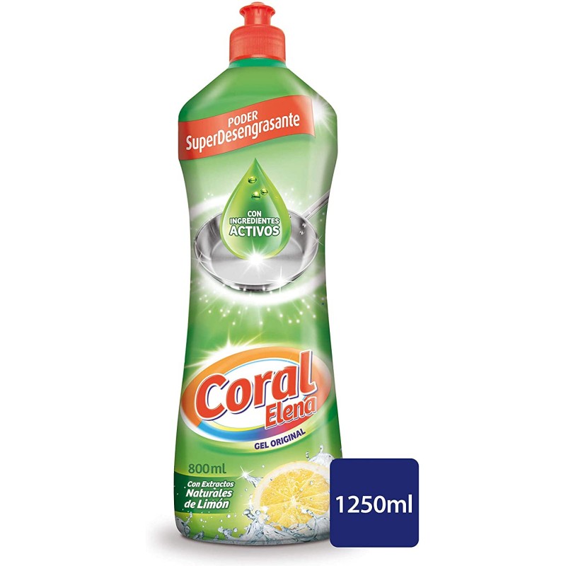 VAJILLAS CORAL FRESCOR LIMON 1 L