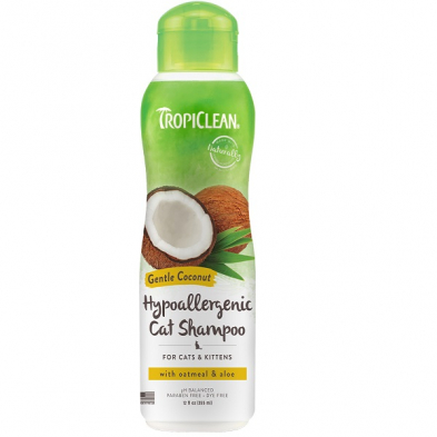 TropiClean Gentle Coconut Hypoallergenic Cat & Kitten Shampoo