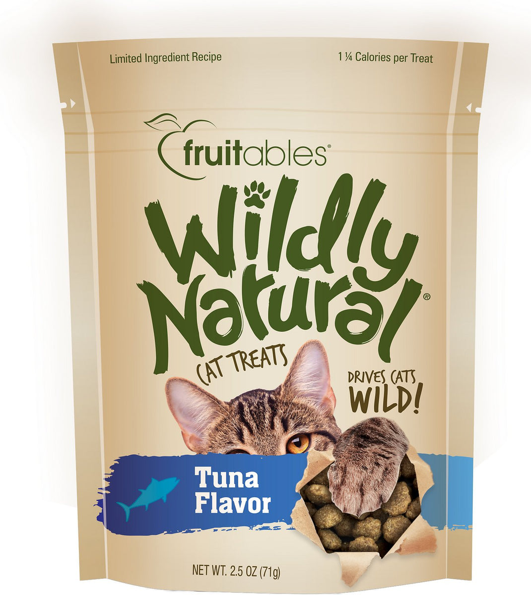 Fruitables Wildly Natural Tuna Flavor Cat Treats