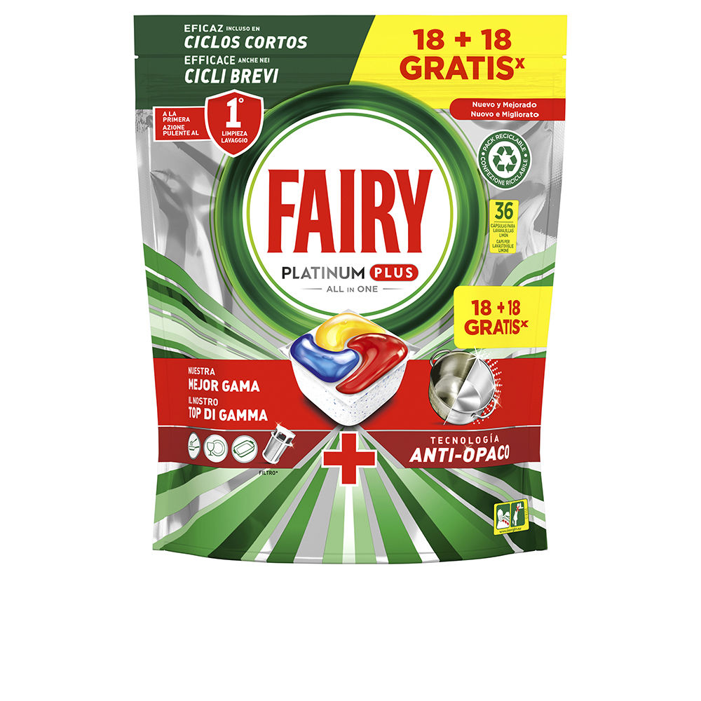 LAVAVAJ.FAIRY PLATINUM PLUS LIMON 15+15