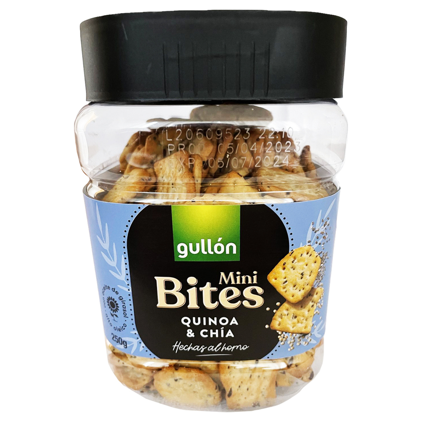MINI BITES GULLON QUINOA & CHIA 250GR