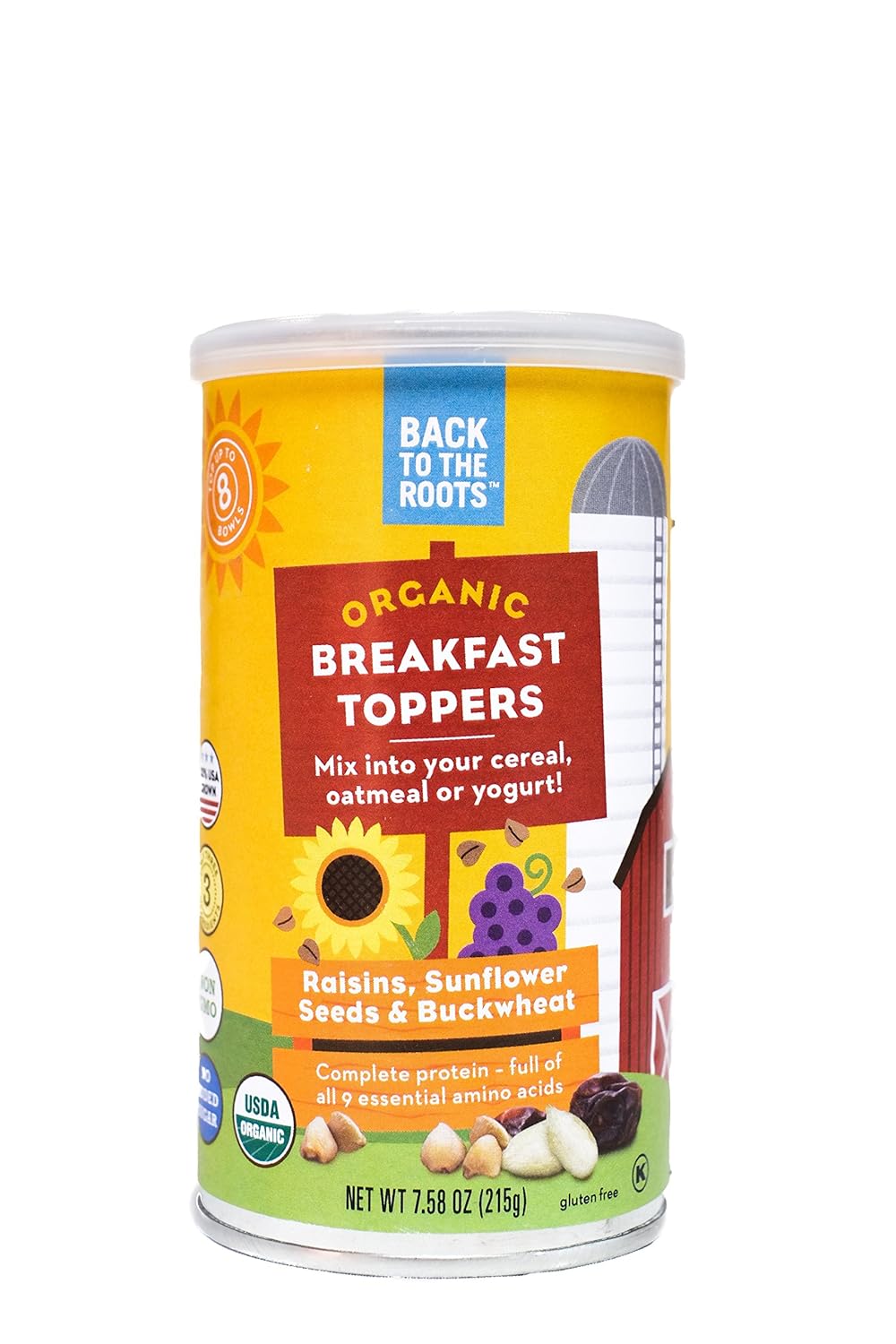 Raisins, Sunflower Seeds & Buckwheat Organic Breakfast Toppers, Raisins, Sunflower Seeds & Buckwheat