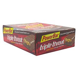 , (PowerBar) Powerbar, Triple Threat Protein Bar, Chocolate Caramel Fusion