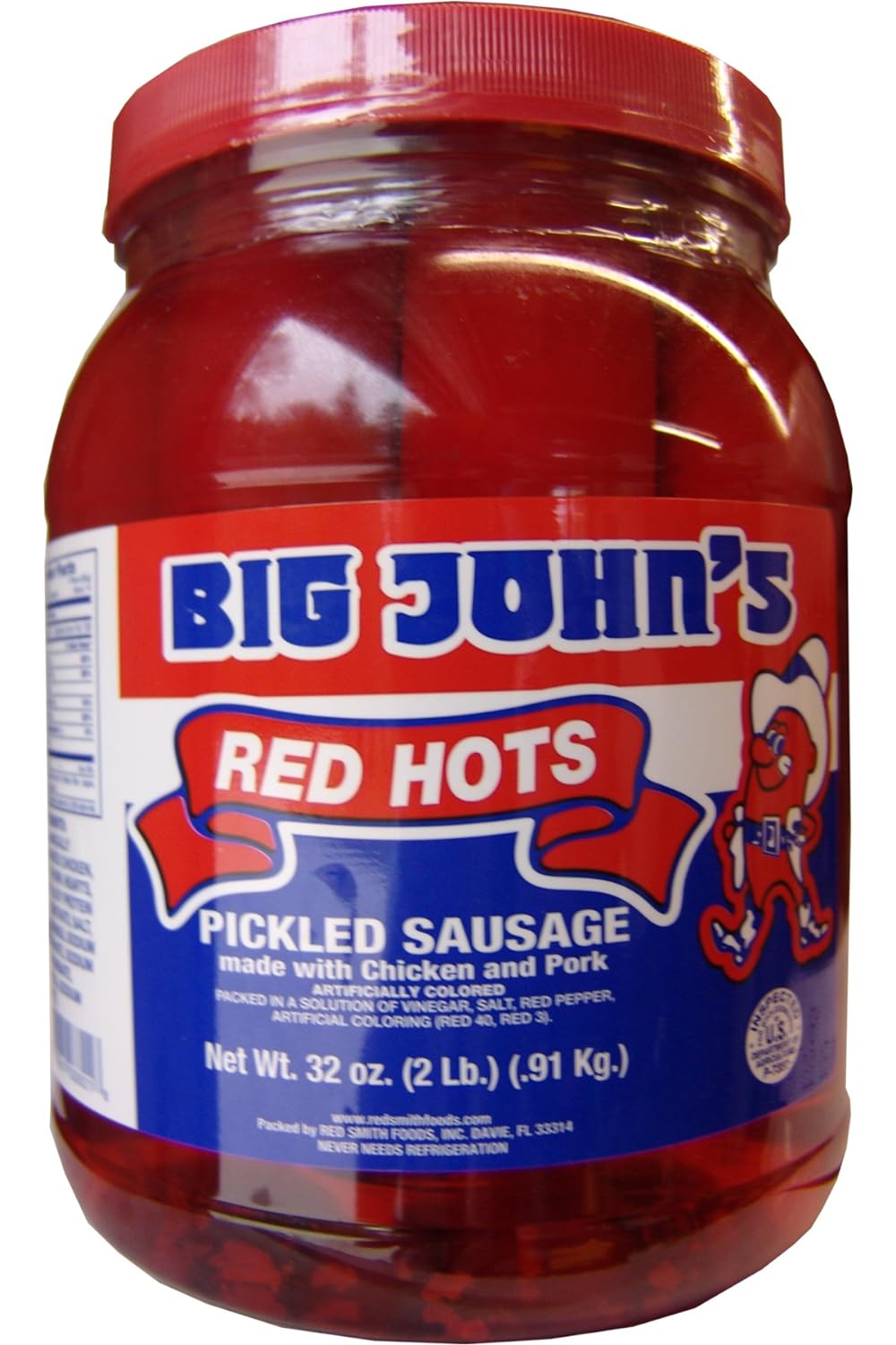 Photo of Big John's Pickled Red Hots - 1/2 Gallon