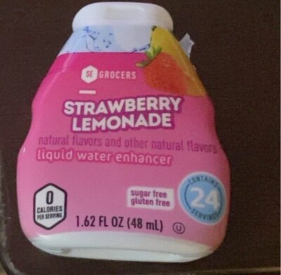 Strawberry Lemonade Liquid Water Enhancer, Strawberry Lemonade