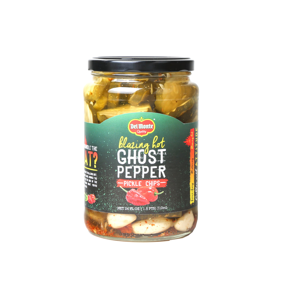 Ghost Pepper Pickle Chips, Blazing Hot