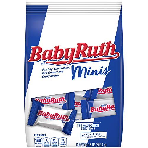 Photo of Baby Ruth Mini Chocolate Candy, 10.8 Oz