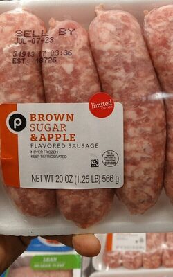 Brown Sugar & Apple Flavored Sausage, Brown Sugar & Apple