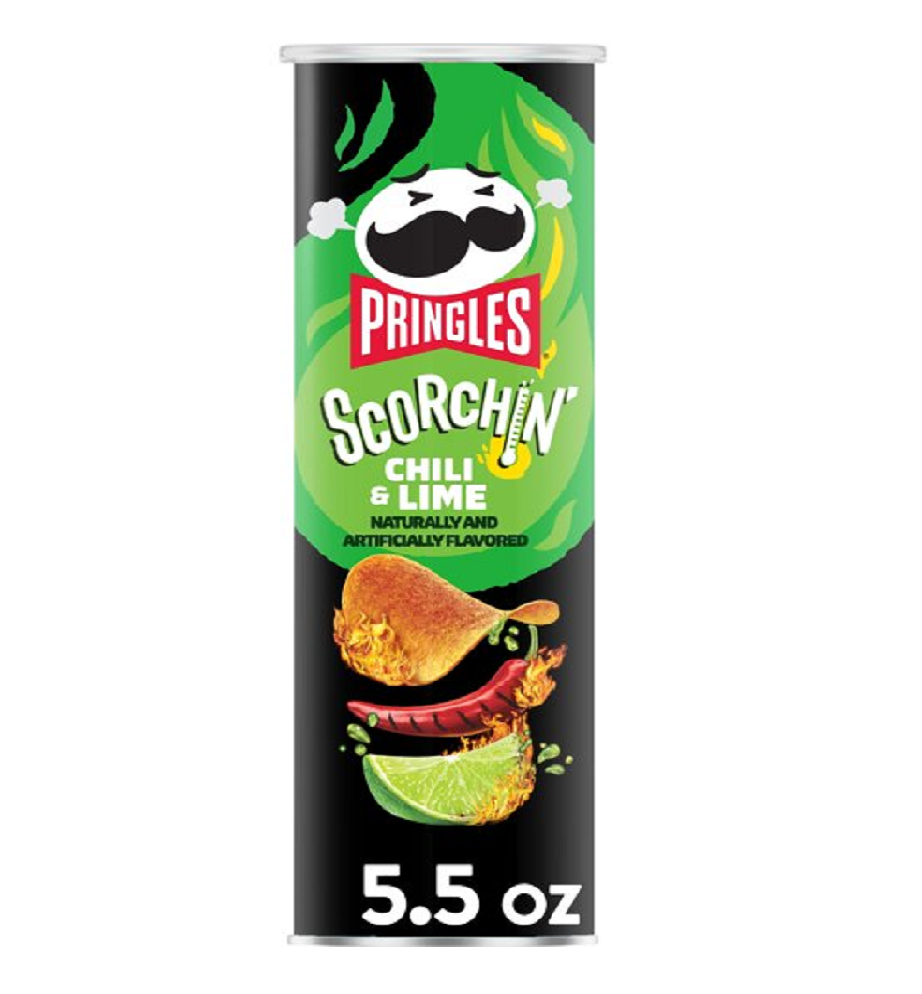 Pringles Scorchin Chili Lime Large Imp