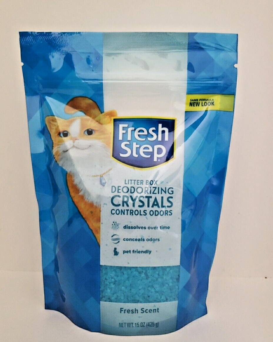 Fresh Step Litter Box Deodorizing Crystals Scent 15oz