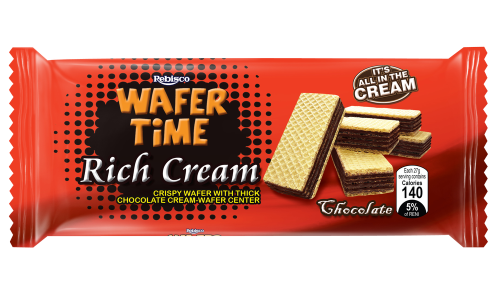 WAFERTIME Rich Cream Wafers Chocolate