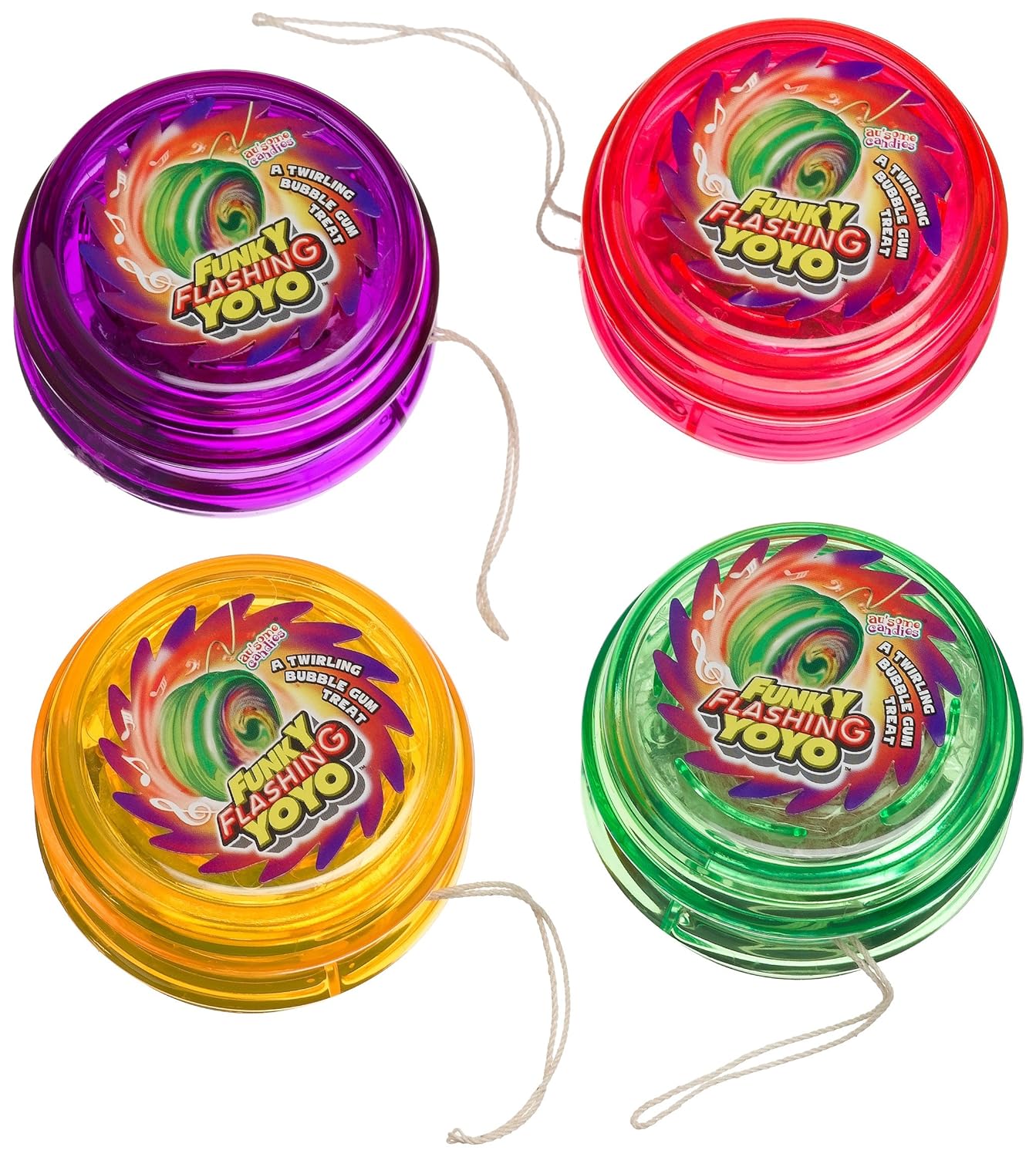 Ausome Au’some Candy Funky Flashing YoYo, 0.5-Ounce Package