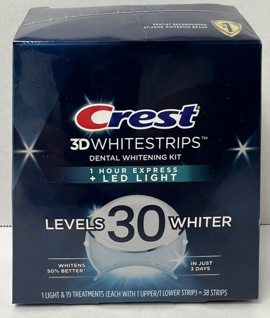 Crest Whitestrips - 1 Hour Express + Led - 38 Strips