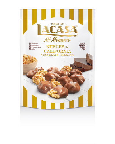 NUECES C/CHOC.LECHE LACASA 115 GR